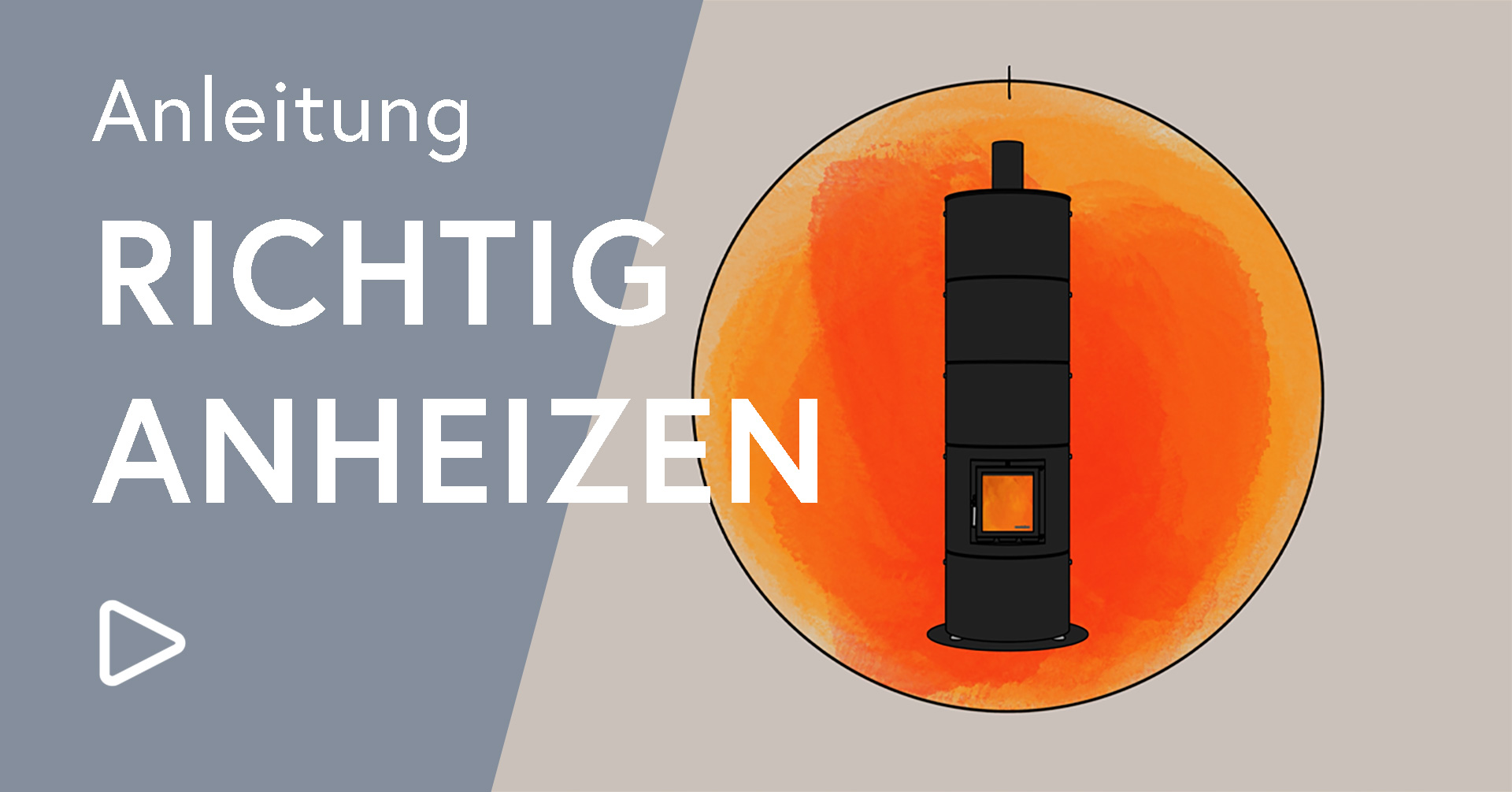 [Video] Speicherofen richtig anheizen